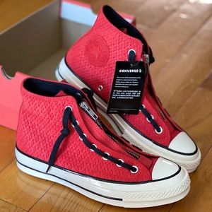 Converse Chuck Taylor 70 CATS Zip Hi Allstar University Red/Black Egret Classic